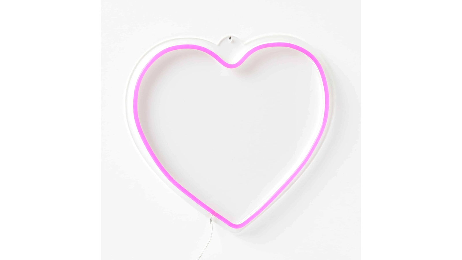 Neon store heart lamp