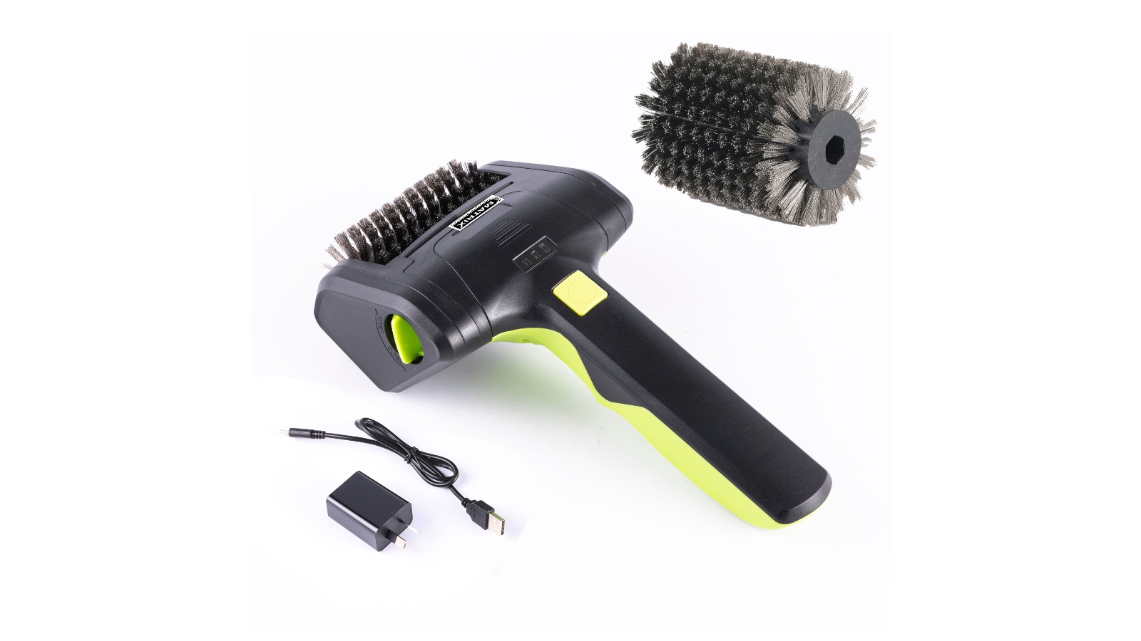Matrix Cordless Electric BBQ Grill Brush Scrubber Harvey Norman