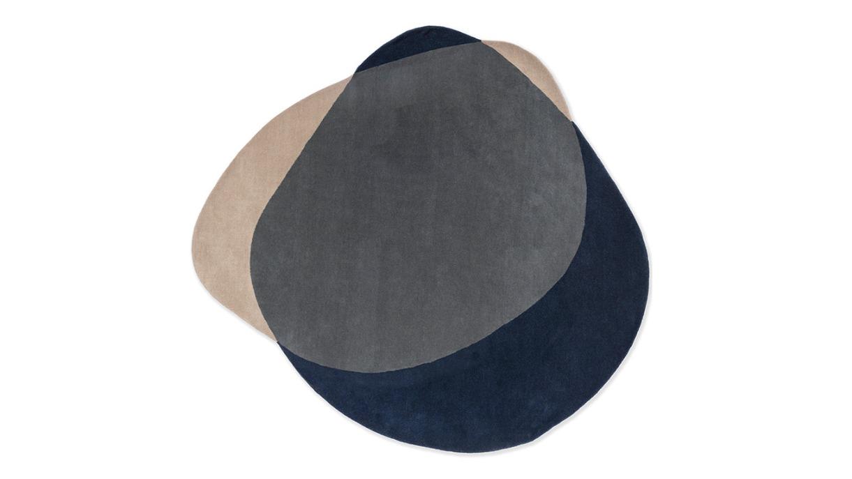 Brink and Campman 087608 Element Arp Blue Rug