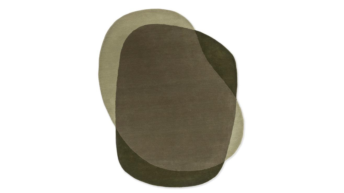 Brink and Campman 087807 Element Moore Moss Rug - 184 x 140cm