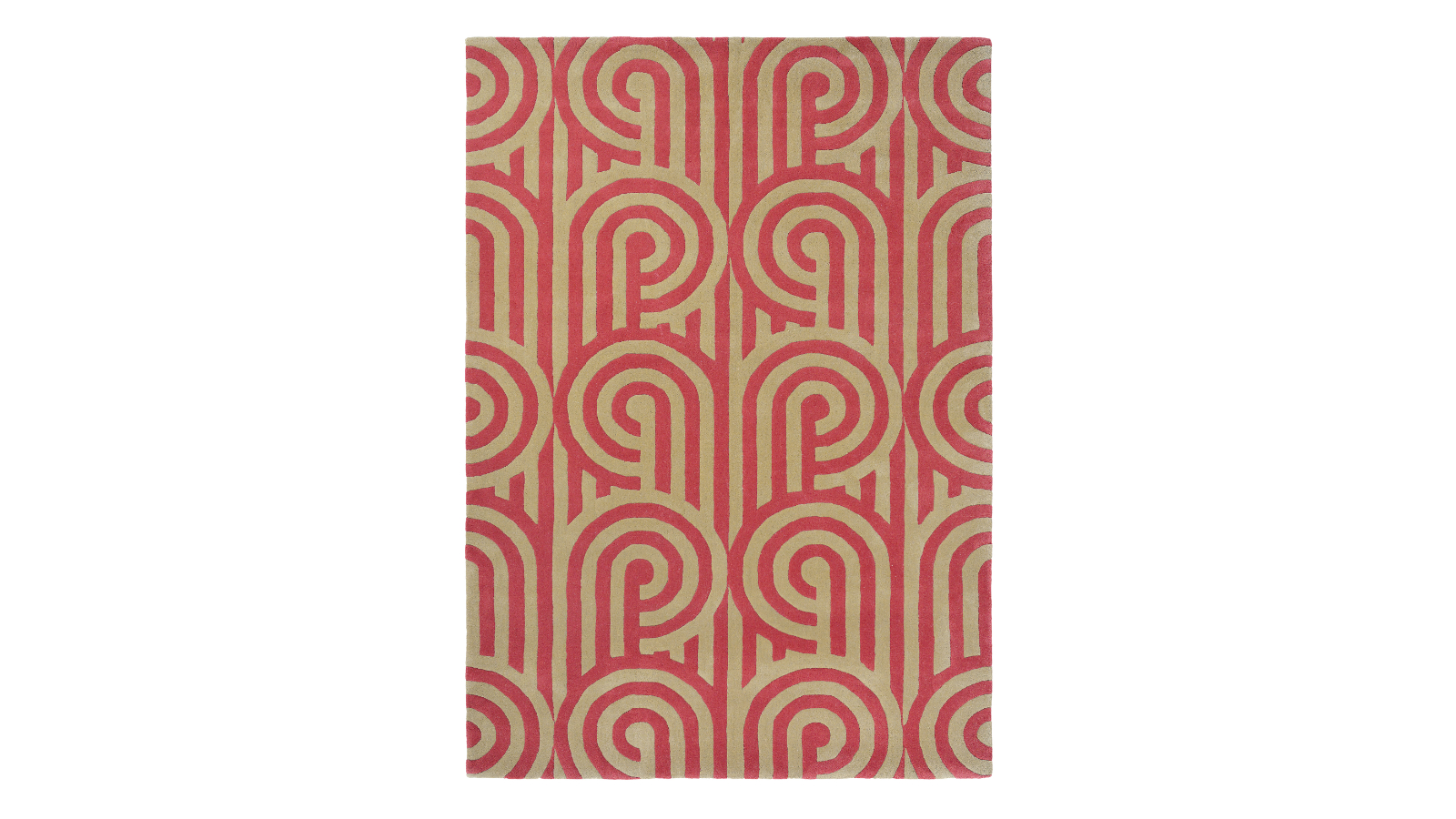 Florence Broadhurst Turnabouts Claret 039200 Rug