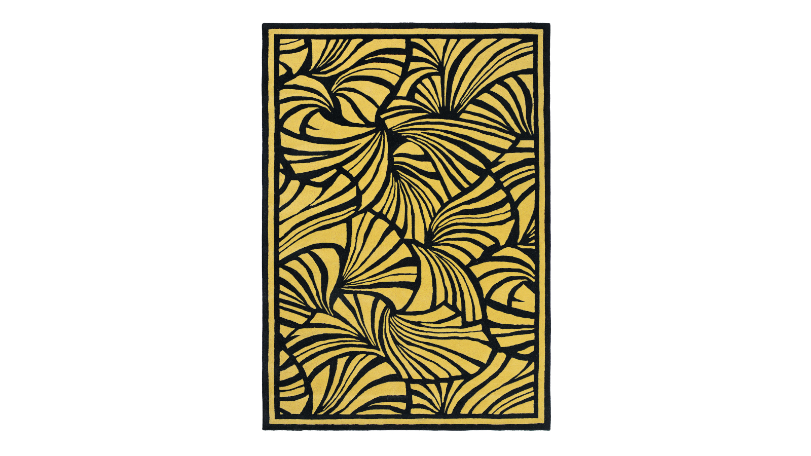 Florence Broadhurst Japanese Fans Gold 039305 Rug