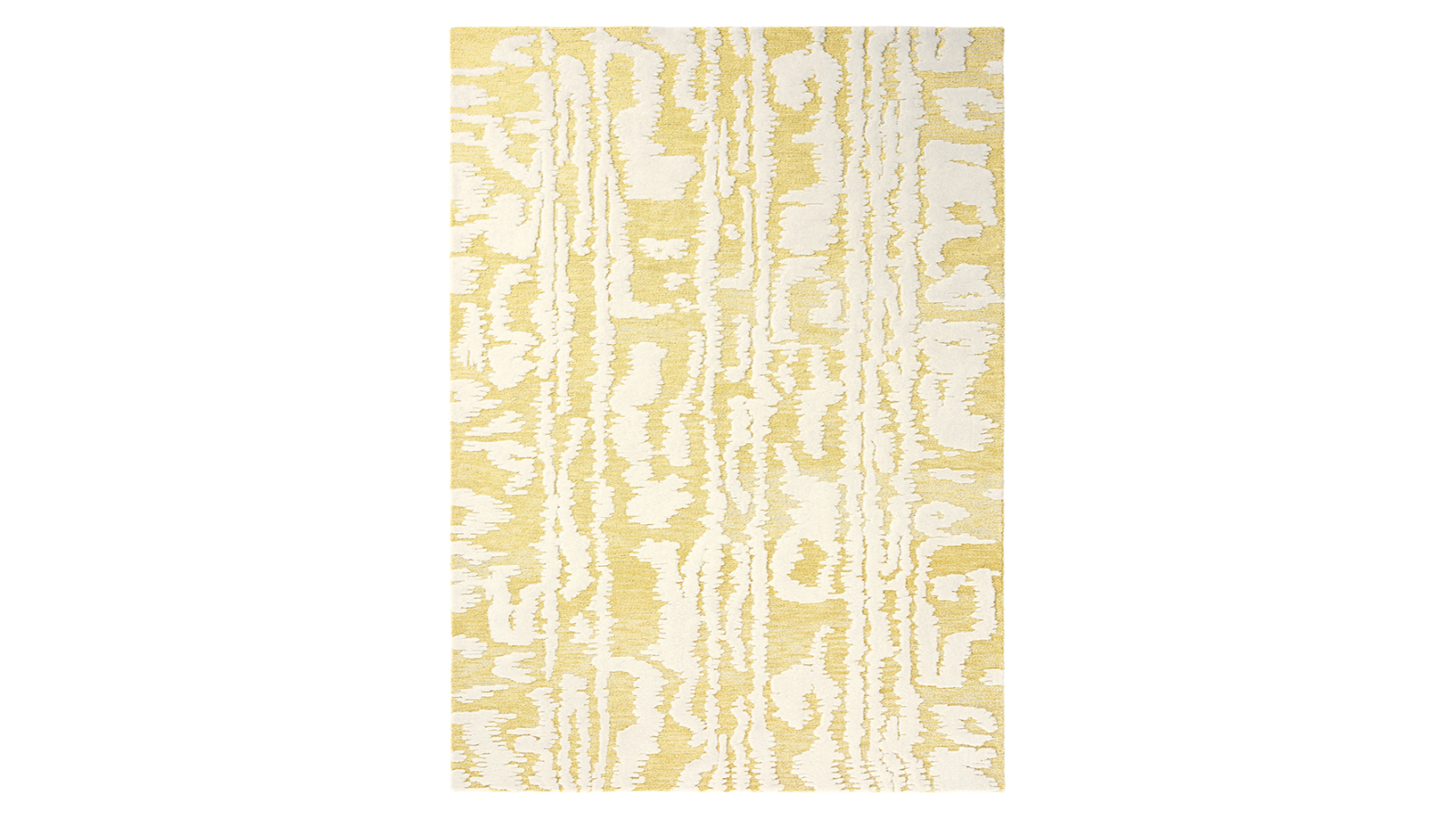 Florence Broadhurst Waterwave Stripe Citron Rug