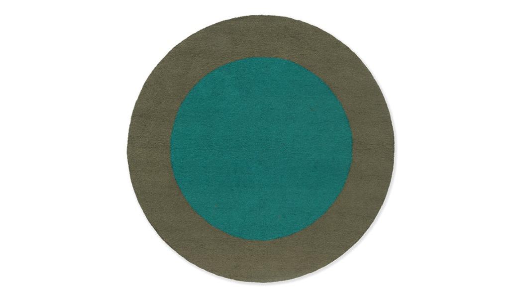 Brink and Campman 496308 Habitat Festival Round Aqua Outdoor Rug - 200 x 200cm