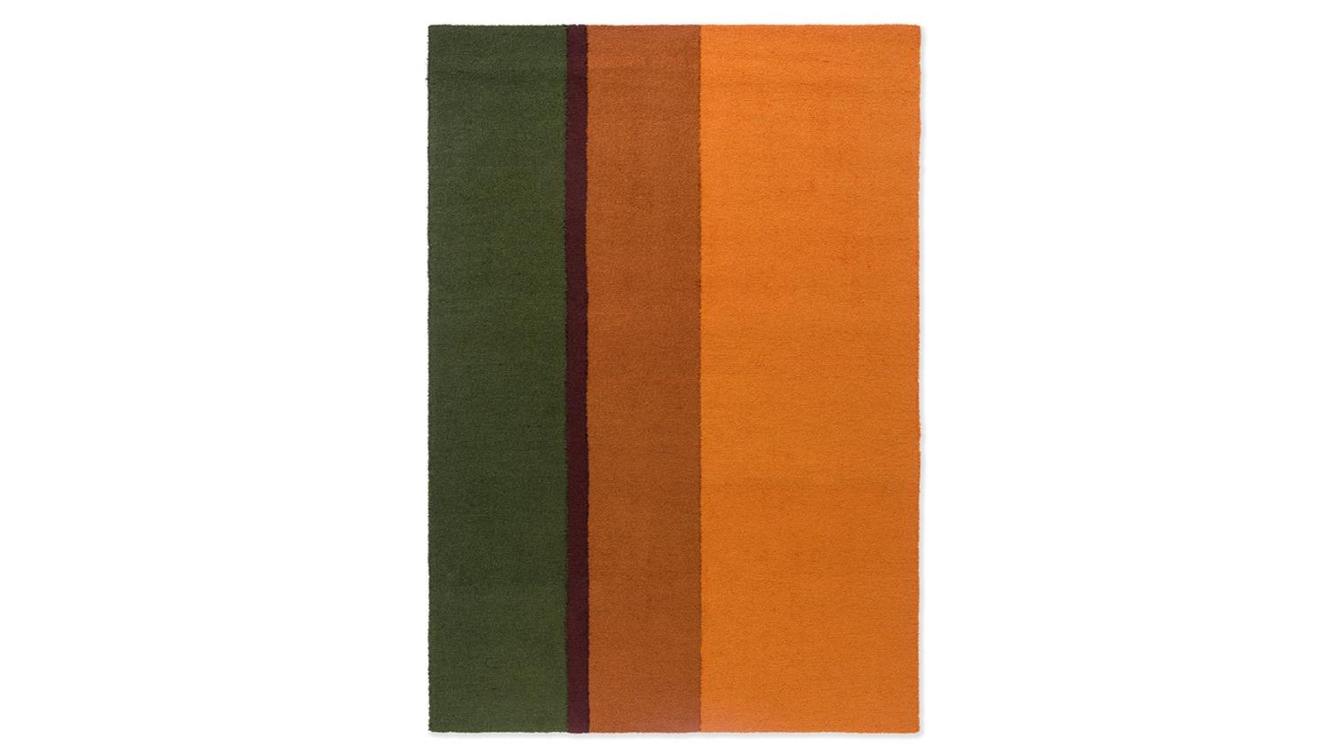 Brink and Campman 496513 Habitat Festival Stripe Orange Outdoor Rugs