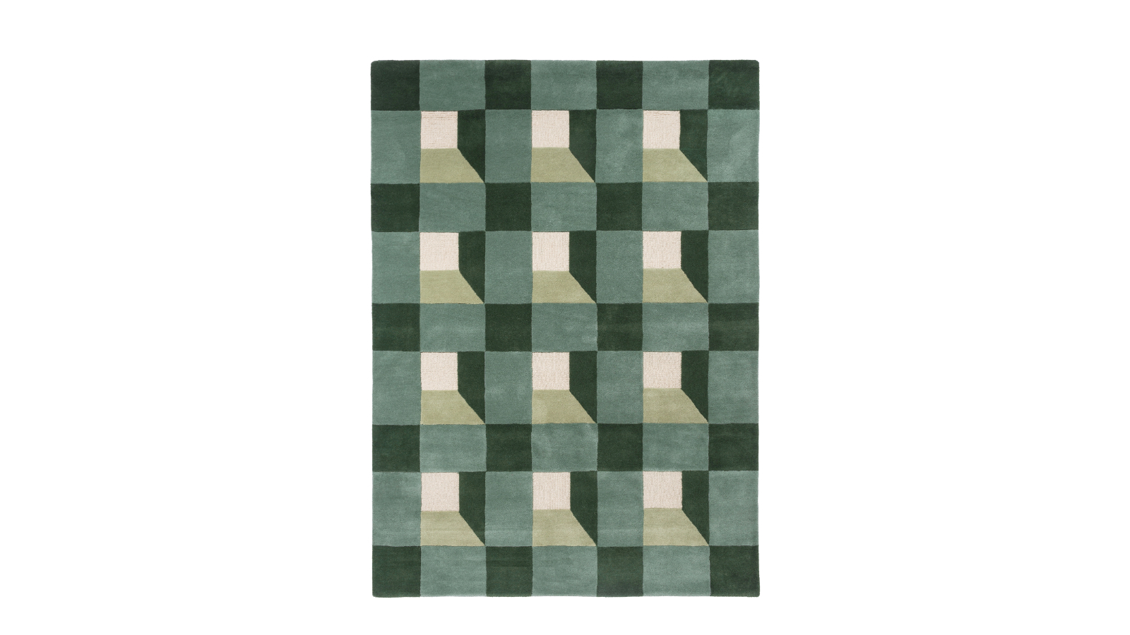 Harlequin Blocks Fern 141907 Rug