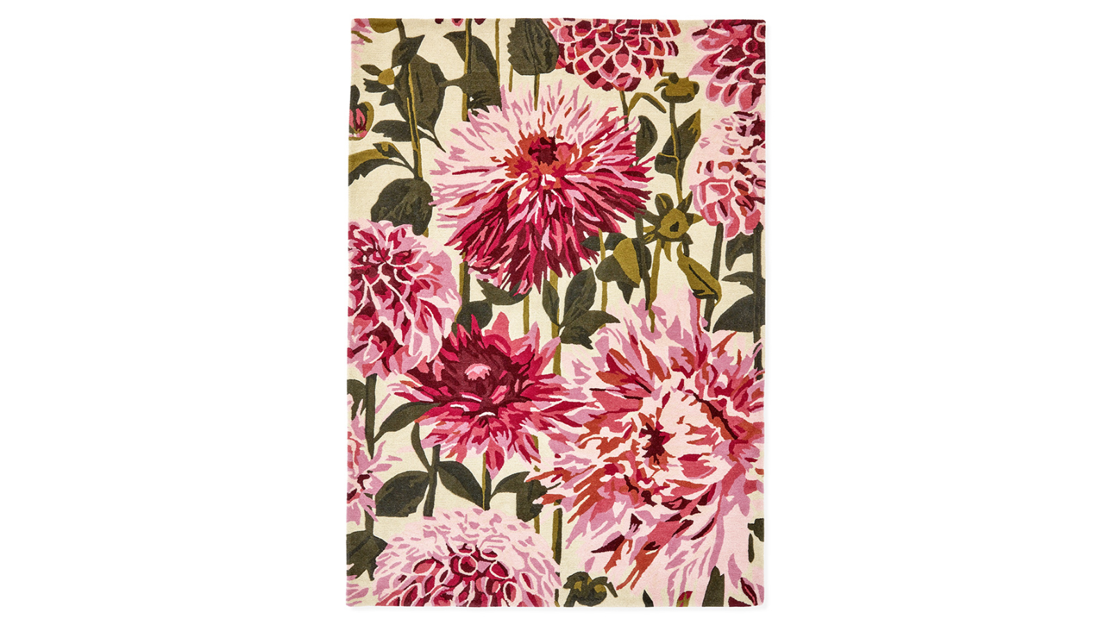 Harlequin Dahlia Fuchsia Palm 142402 Rug