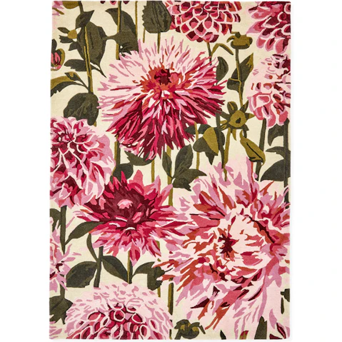 Harlequin Dahlia Fuchsia Palm 142402 Rug