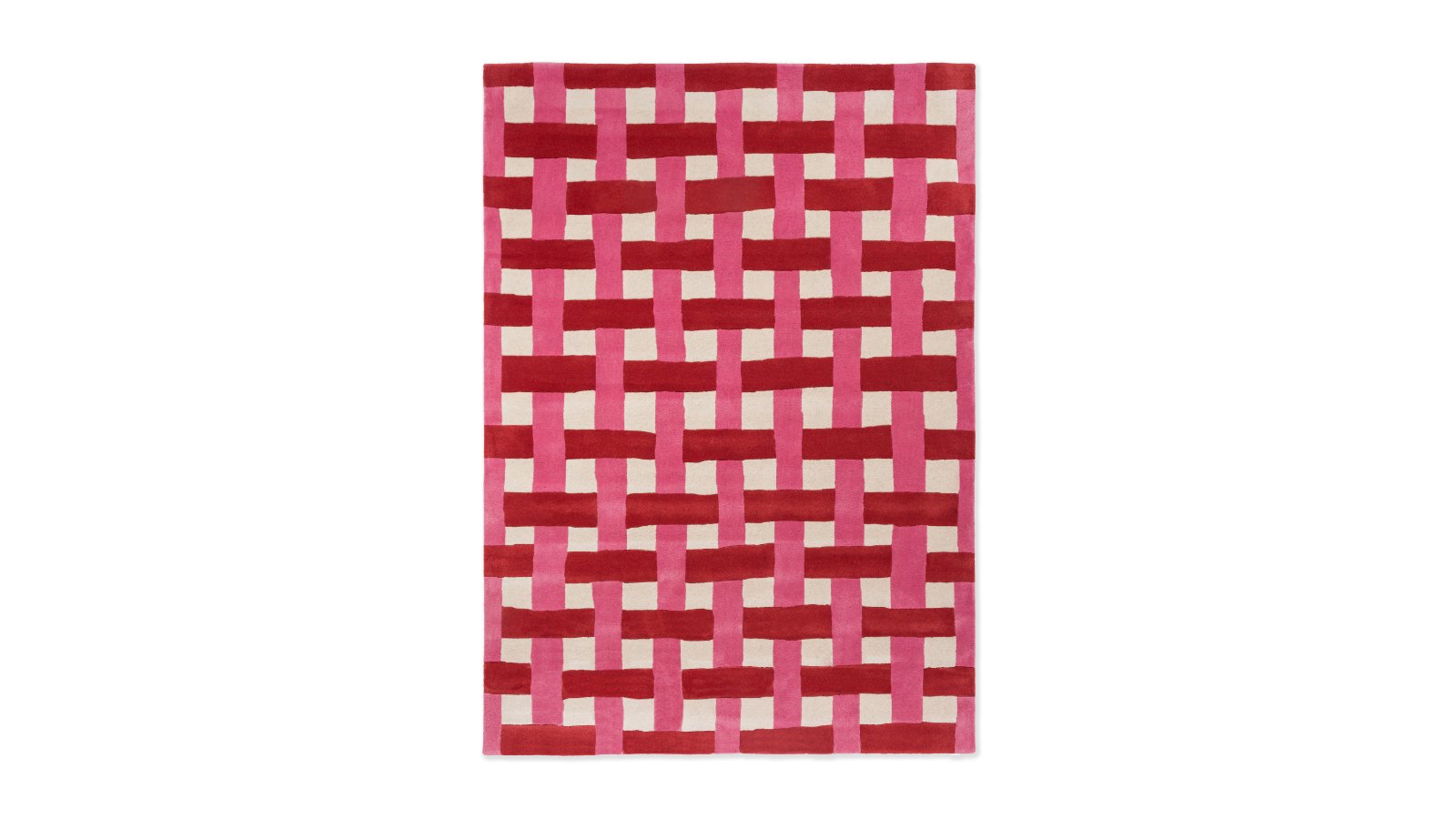 Harlequin Basket Weave Coral 144102 Rug