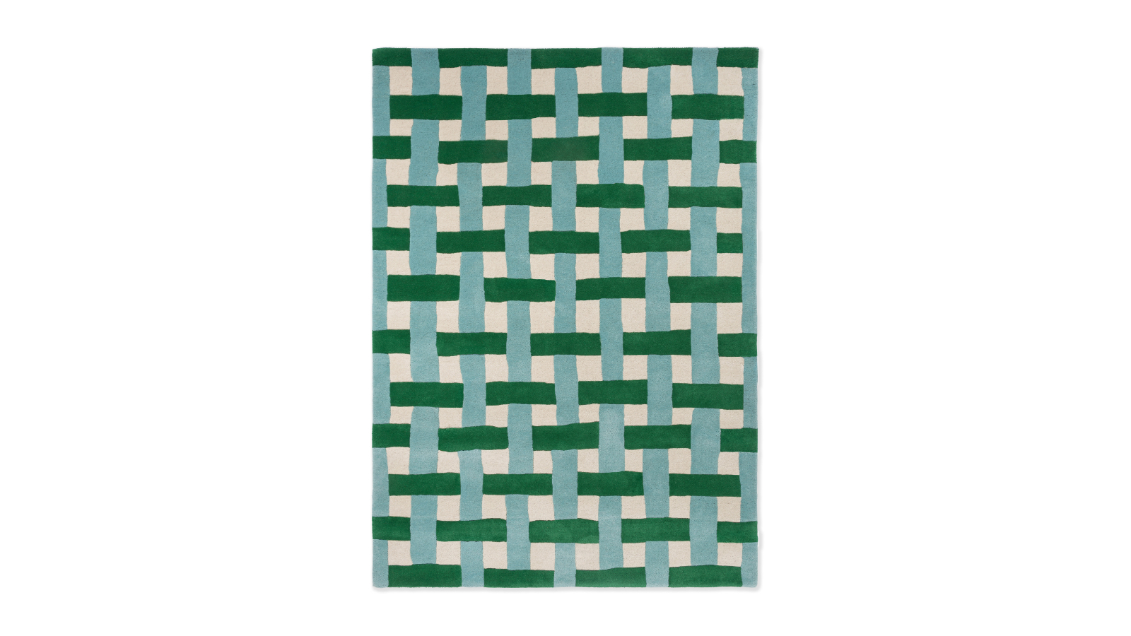 Harlequin Basket Weave Emerald 144107 Rug