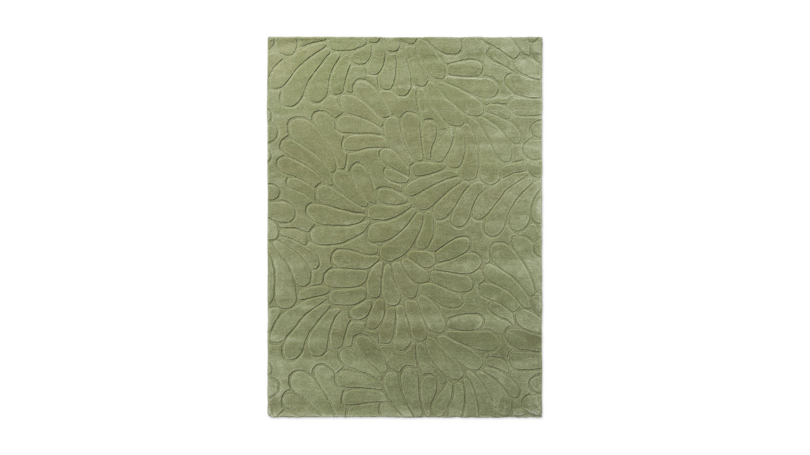 Laura Ashley Coleby Petals Hedgerow Green 078807 Rug