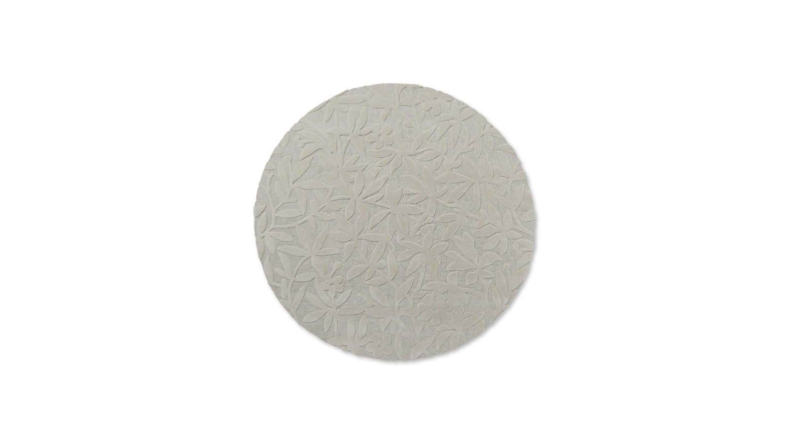 Laura Ashley Cleavers Natural 080901 Round Rug