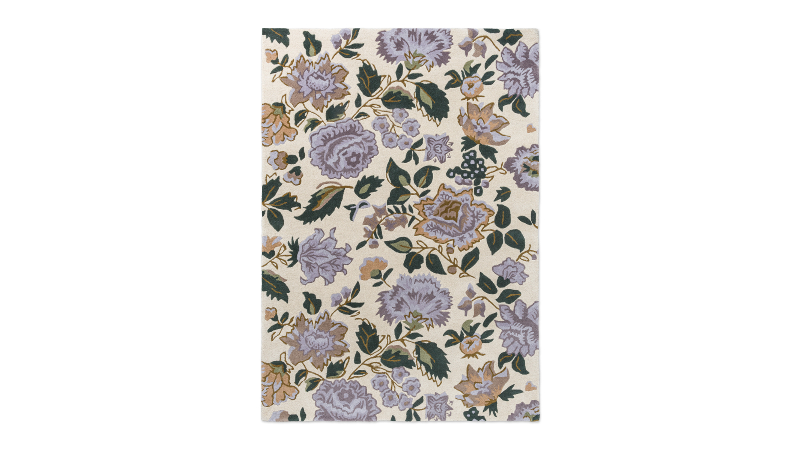 Laura Ashley Wendling Floral Heather Purple 083104 Rug
