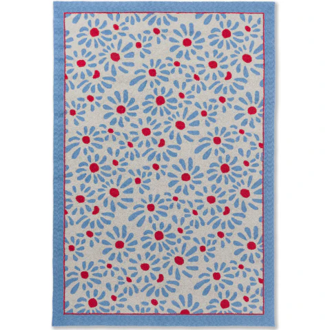 Laura Ashley Thorncliff Sky Blue Outdoor 480308 Rug