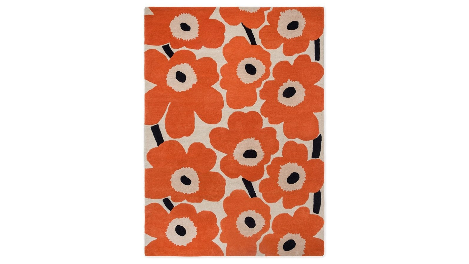 Marimekko Unikko Orange Red 132403 Rug