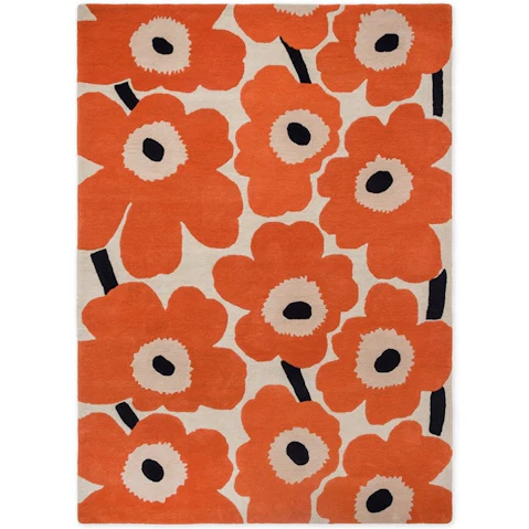 Marimekko Unikko Orange Red 132403 Rug
