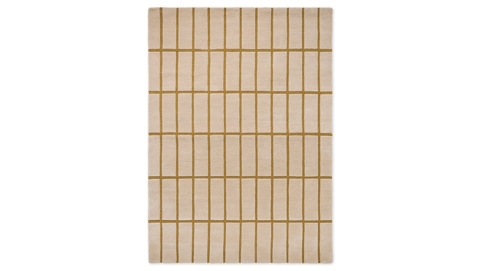 Marimekko Tiiliskivi Bronze Yellow 132906 Rug
