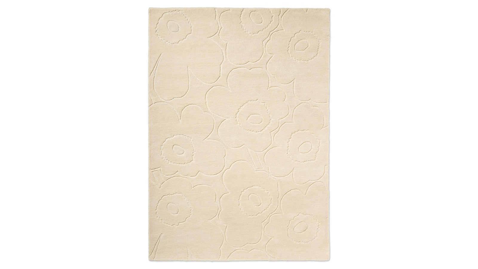 Marimekko Piirto Unikko Natural White 133701 Rug