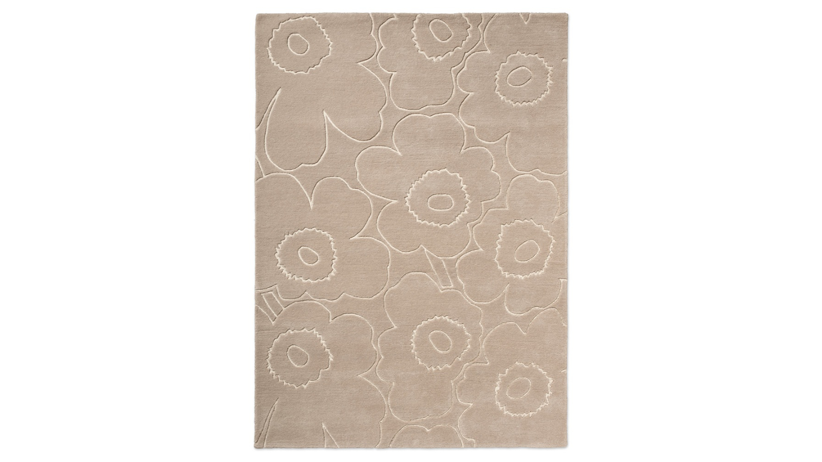 Marimekko Piirto Unikko Greige 133704 Rug