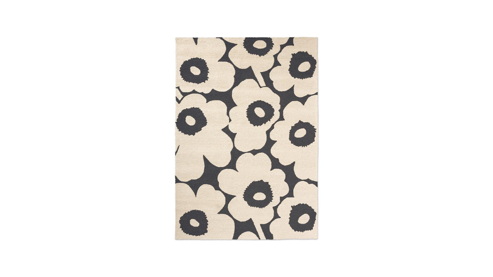 Marimekko Unikko Charcoal White Outdoor 434305 Rug