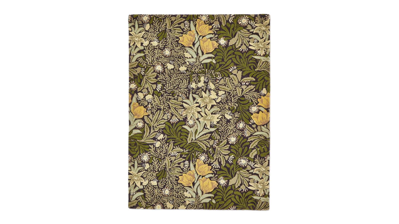 Morris & Co Bower Twining Vine Green 128207 Rug