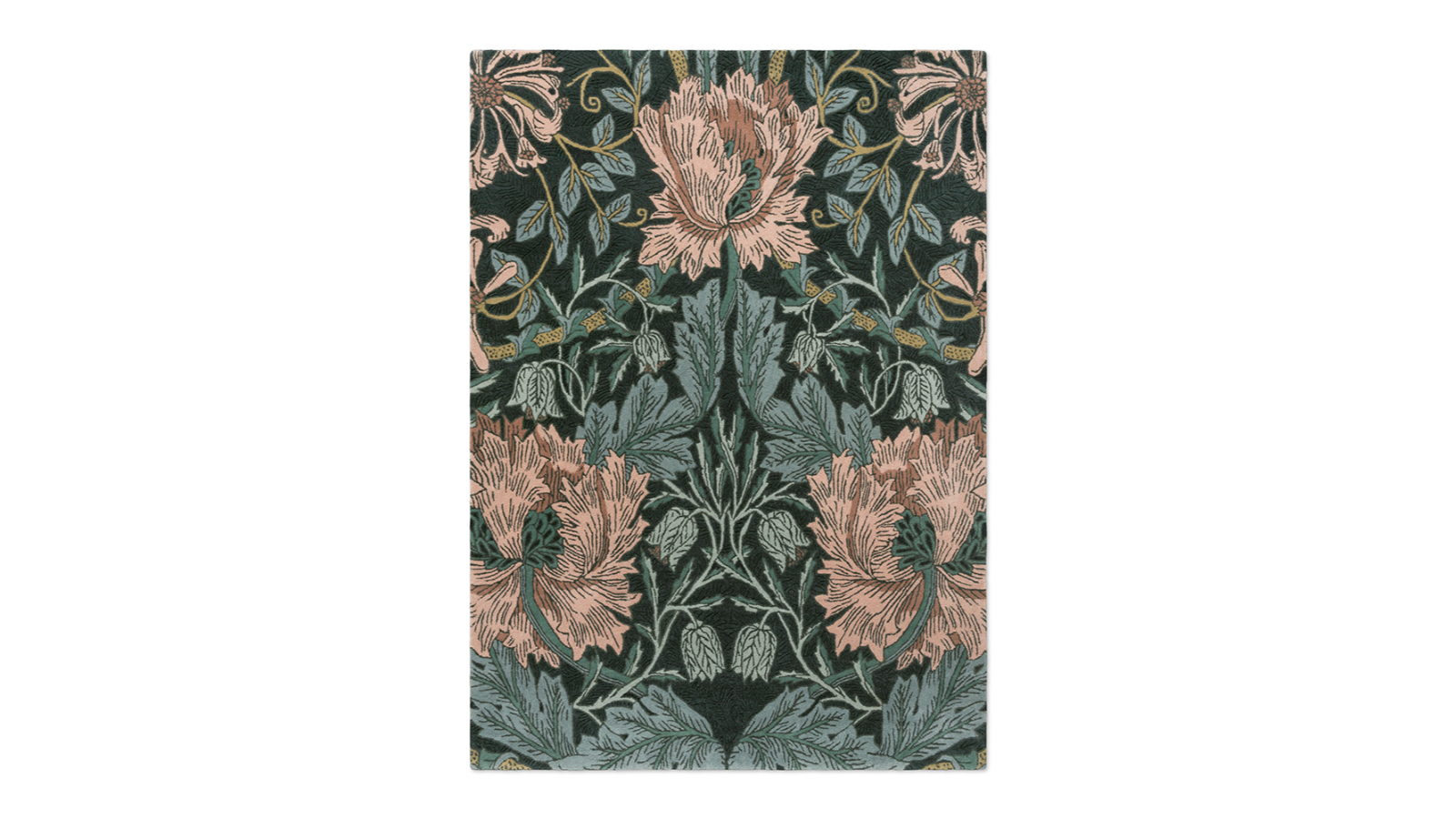 Morris & Co Honeysuckle & Tulip Teal 130407