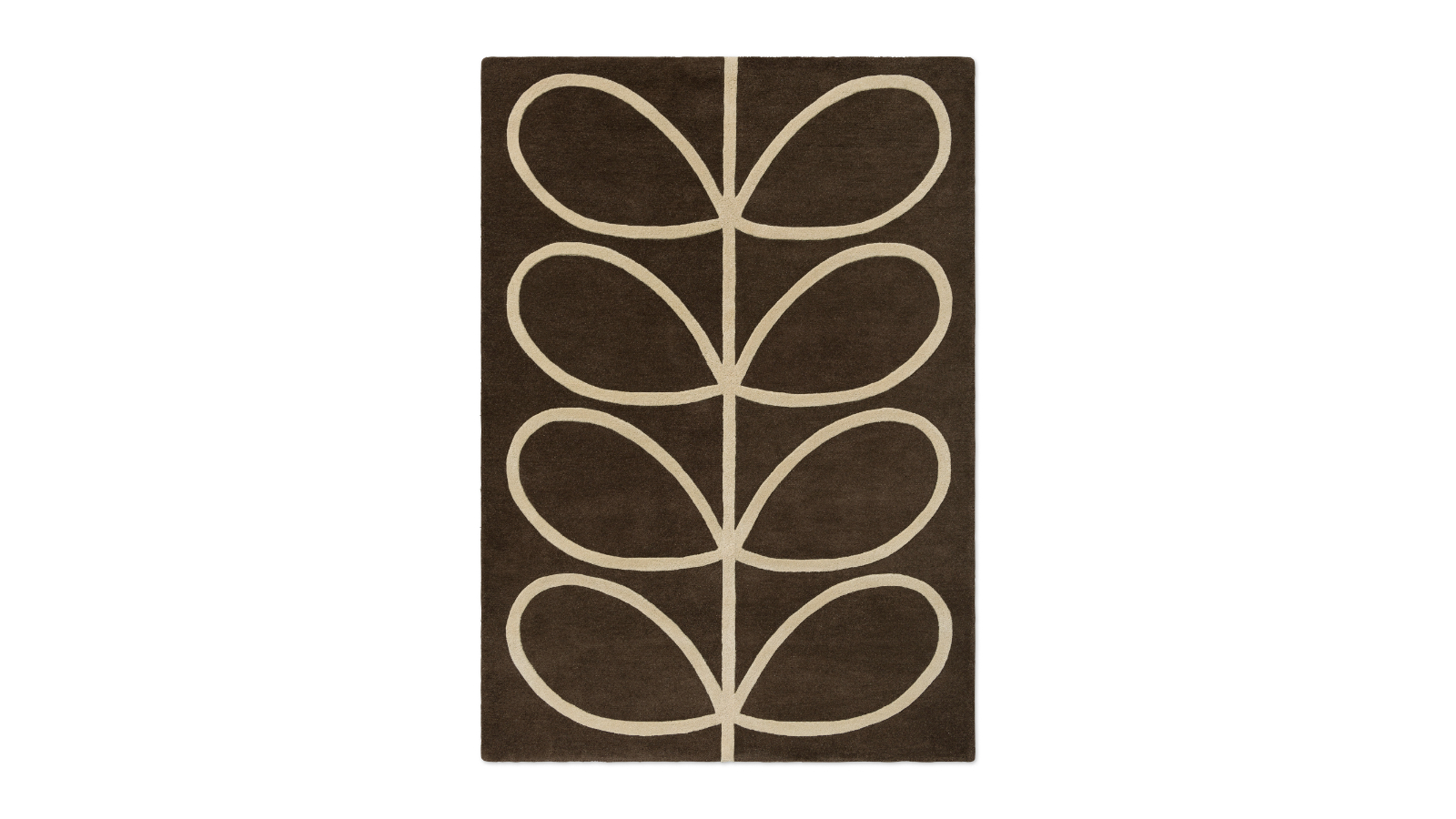 Orla Kiely Giant Linear Stem Walnut 059401 Rug
