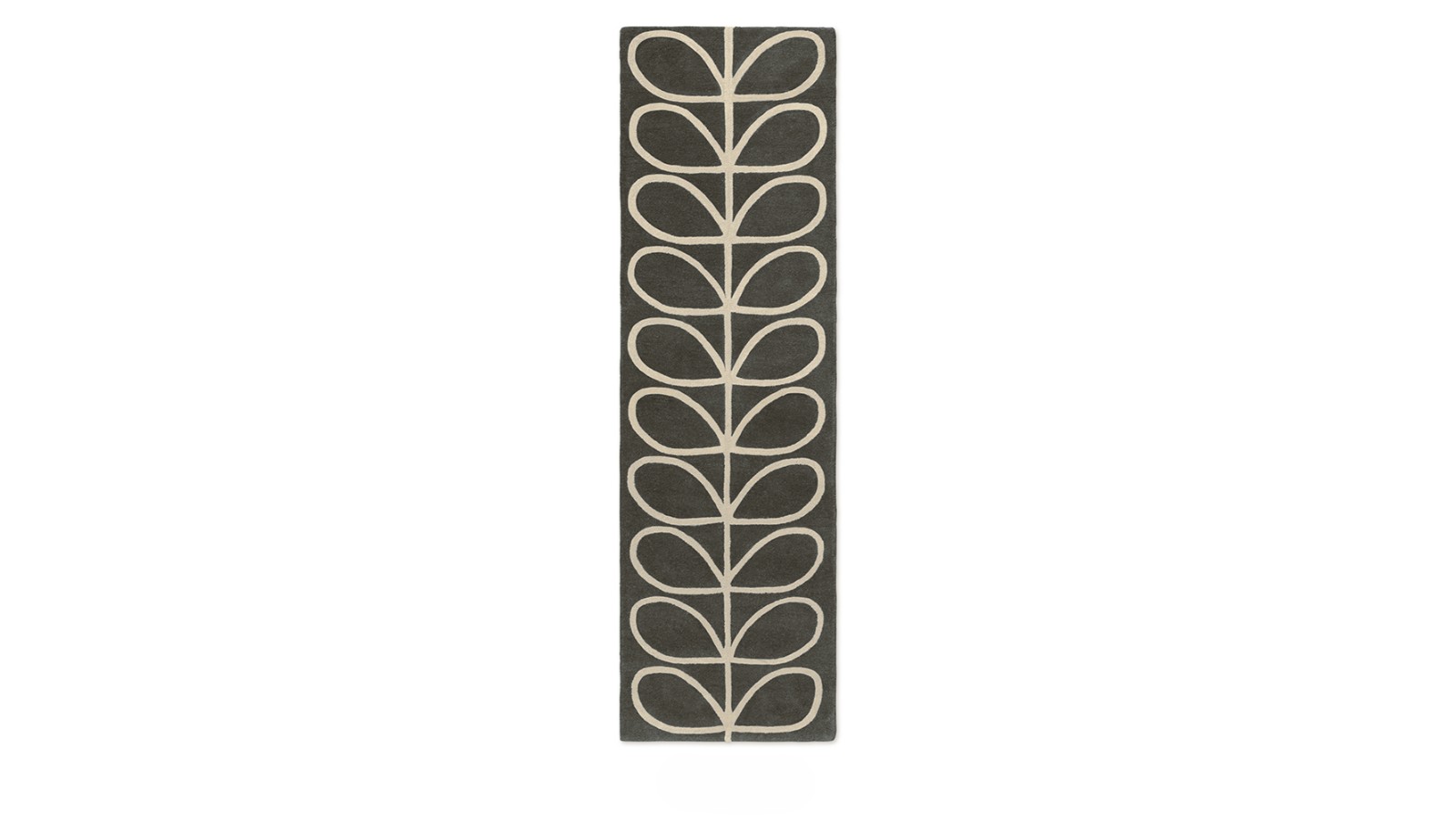 Orla Kiely Linear Stem Slate 060505 Runner Rug - 230 x 67cm