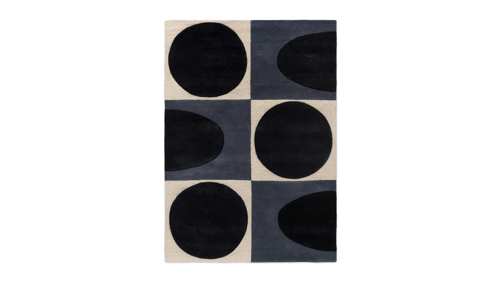 Orla Kiely Spot Square Blue/Navy 157908 Rug