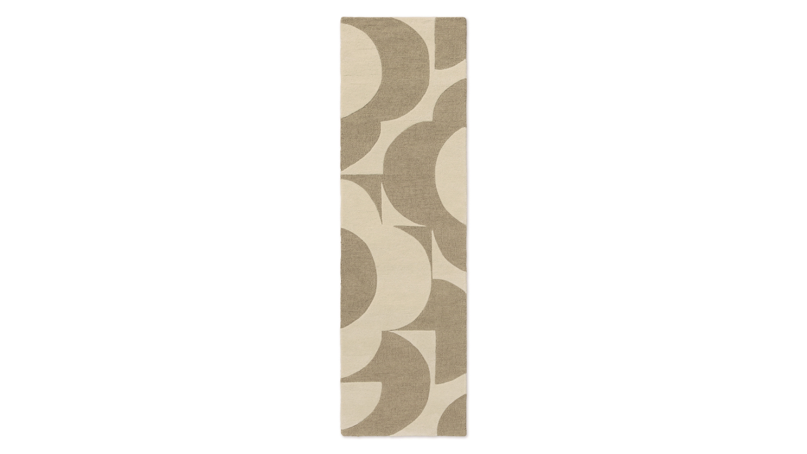 Orla Kiely Prism Flower Mushroom/Ecru 158009 Rug - 230 x 67cm