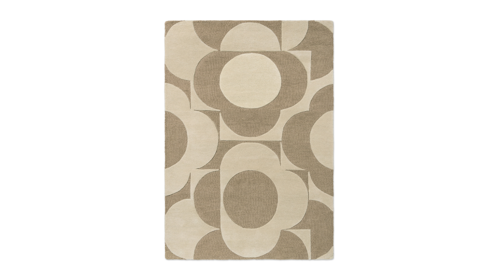 Orla Kiely Prism Flower Mushroom/Ecru 158009 Rug