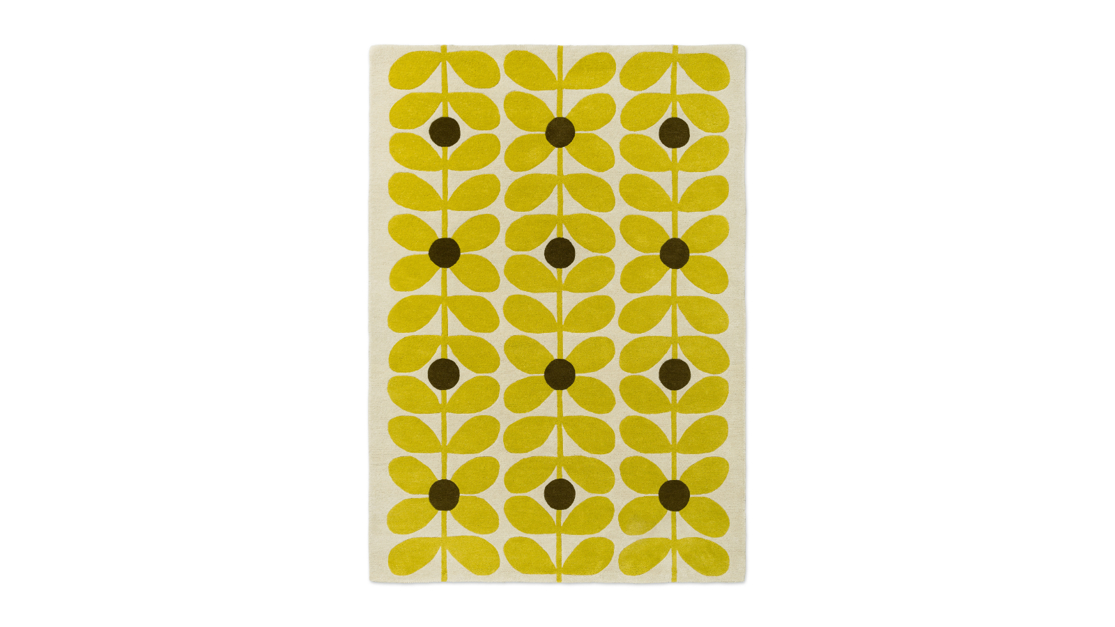 Orla Kiely Sixties Stem Yellow 158106 Rug - 280 x 200cm