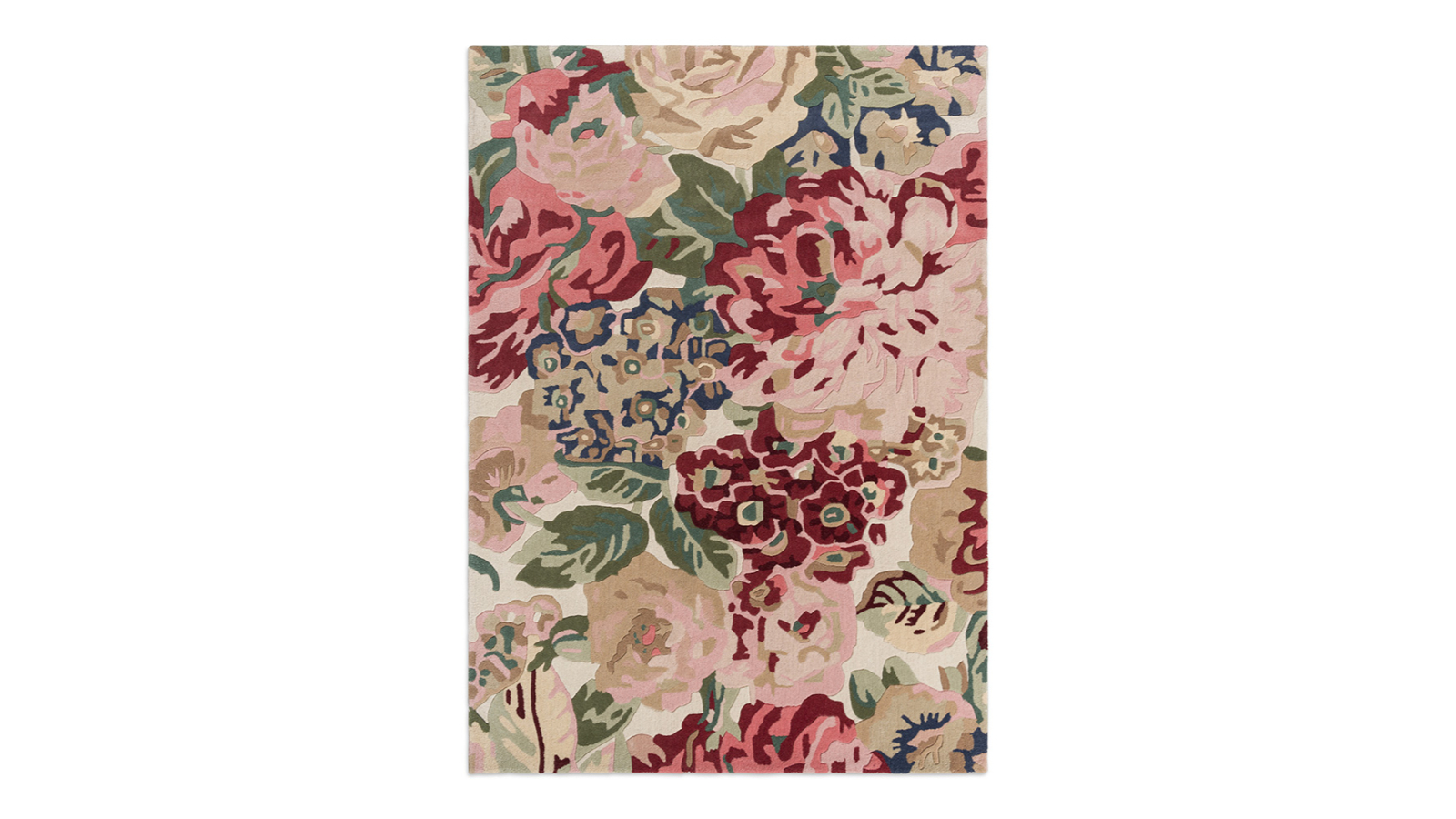 Sanderson Rose & Peony Red 045000 Rug