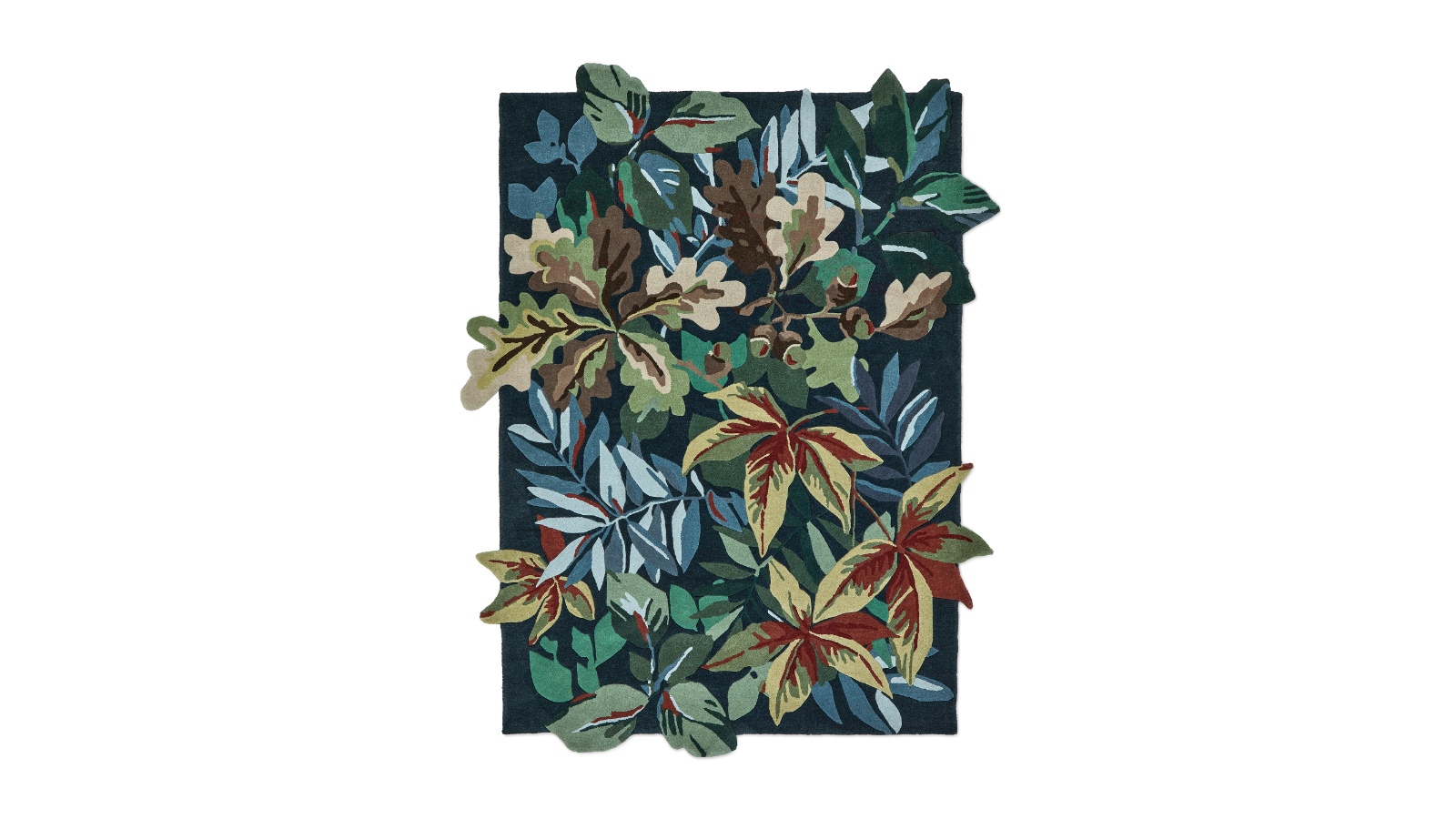 Sanderson Robin's Wood Forest Green 146508 Rug
