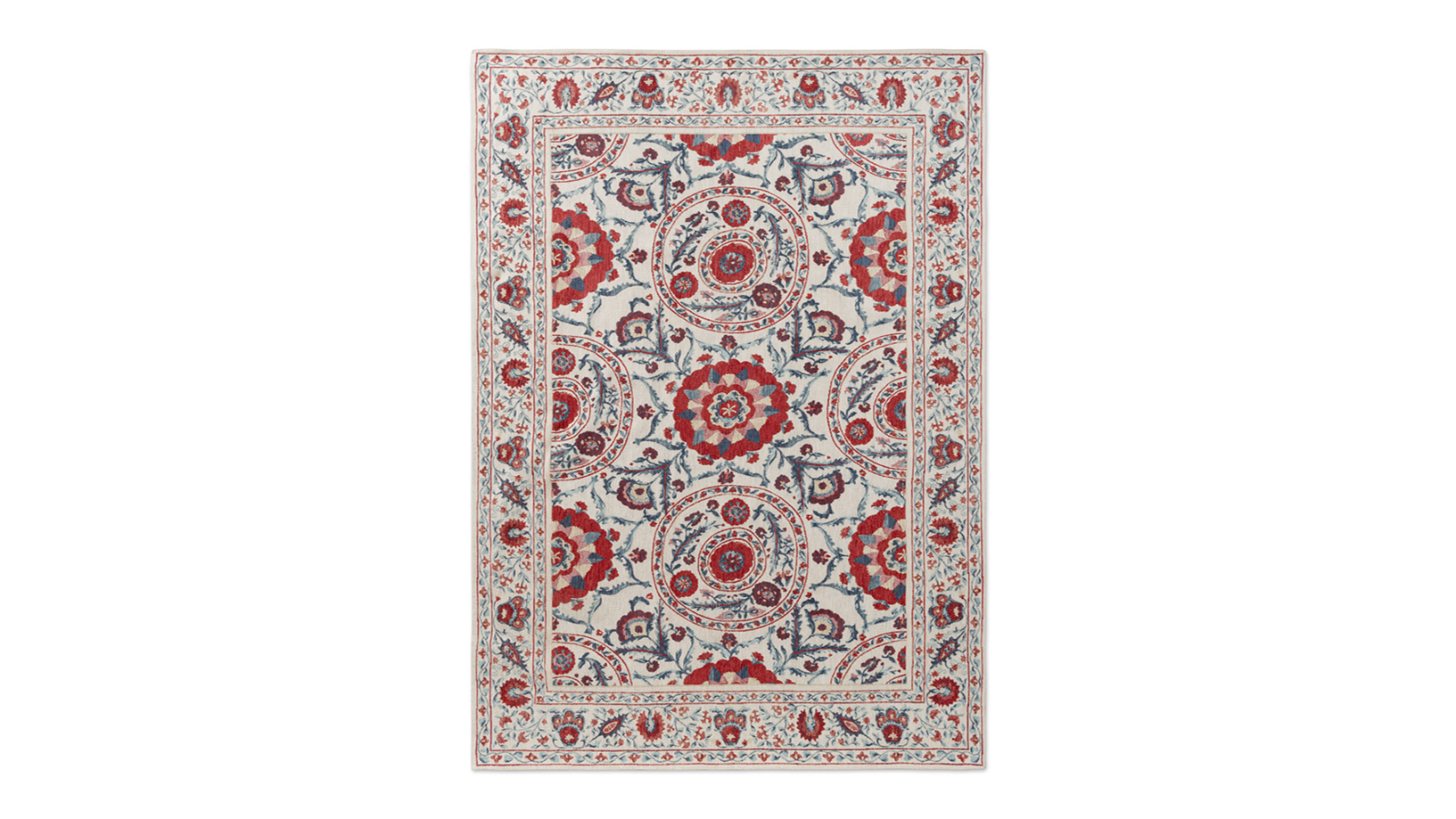 Sanderson Anthos Red/Indigo 148200 Rug