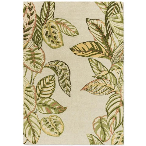 Sanderson 445617 Calathea Samphire Outdoor Rug