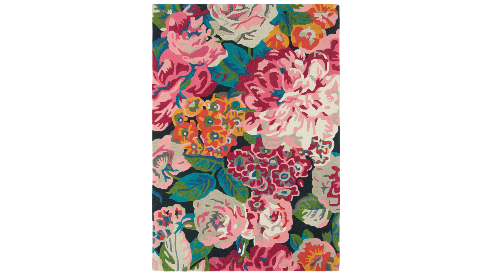 Sanderson Rose & Peony Cerise Rug