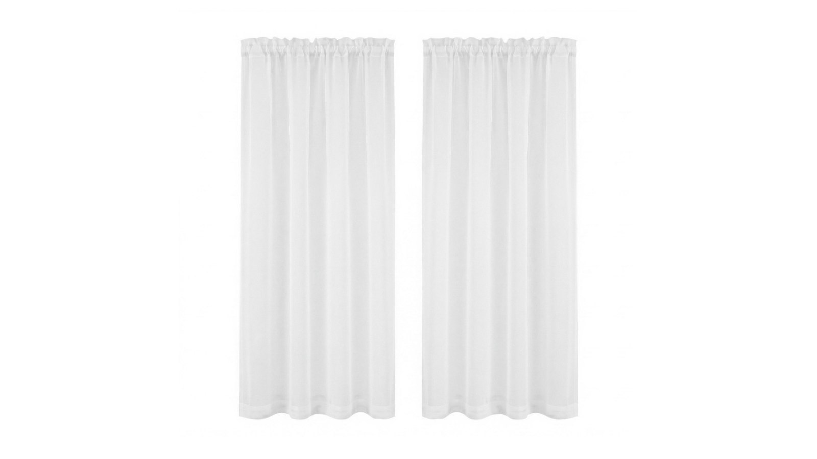 Artiss Set of 2 Light Filtering Window Drapes Rod Pocket Blockout Curtain - 132 x 160cm 