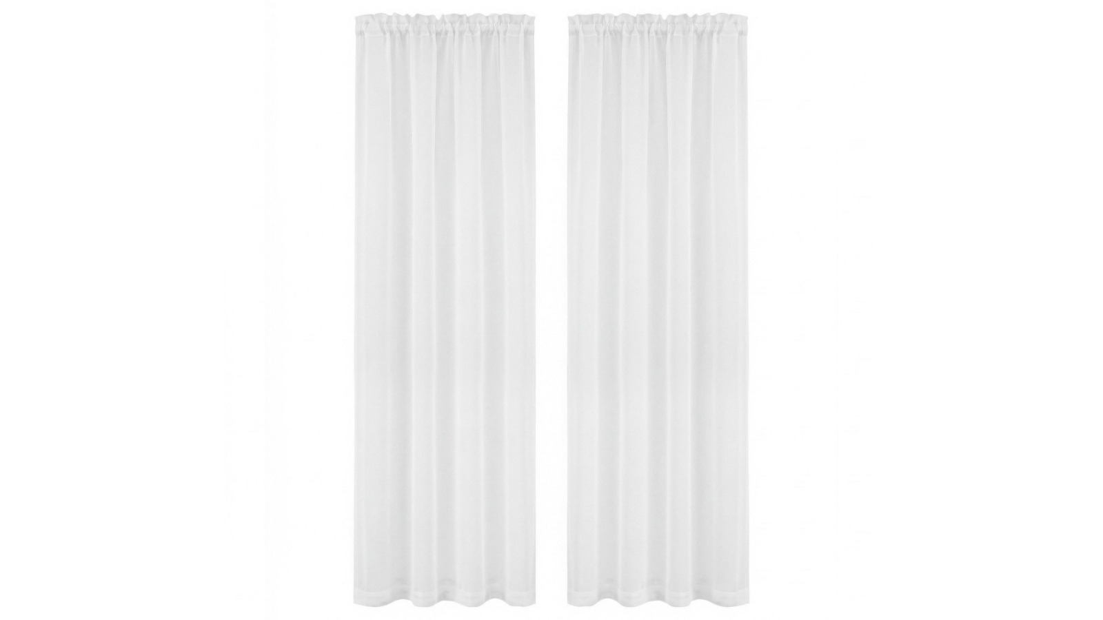 Artiss Set of 2 Light Filtering Window Drapes Rod Pocket Blockout Curtain - 132 x 213cm