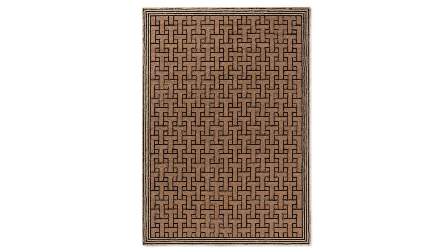 Ted Baker 455811 T Monogram Light Brown Outdoor Rug - 350 x 250cm ...