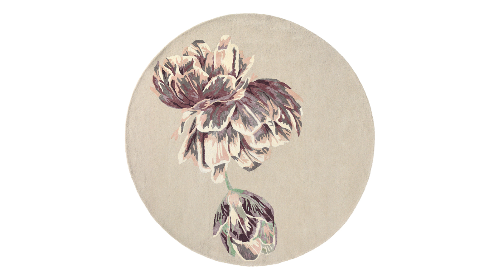 Ted Baker Tranquility Round Beige 56001 Rug - 200 x 200cm