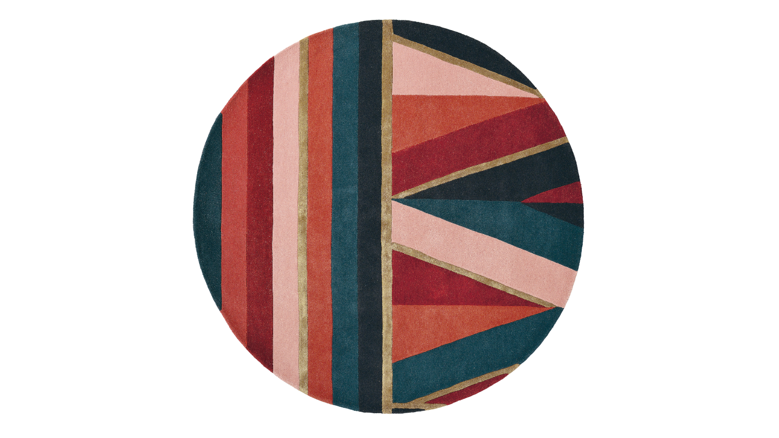 Ted Baker Sahara Burgundy Round 56105 Rug