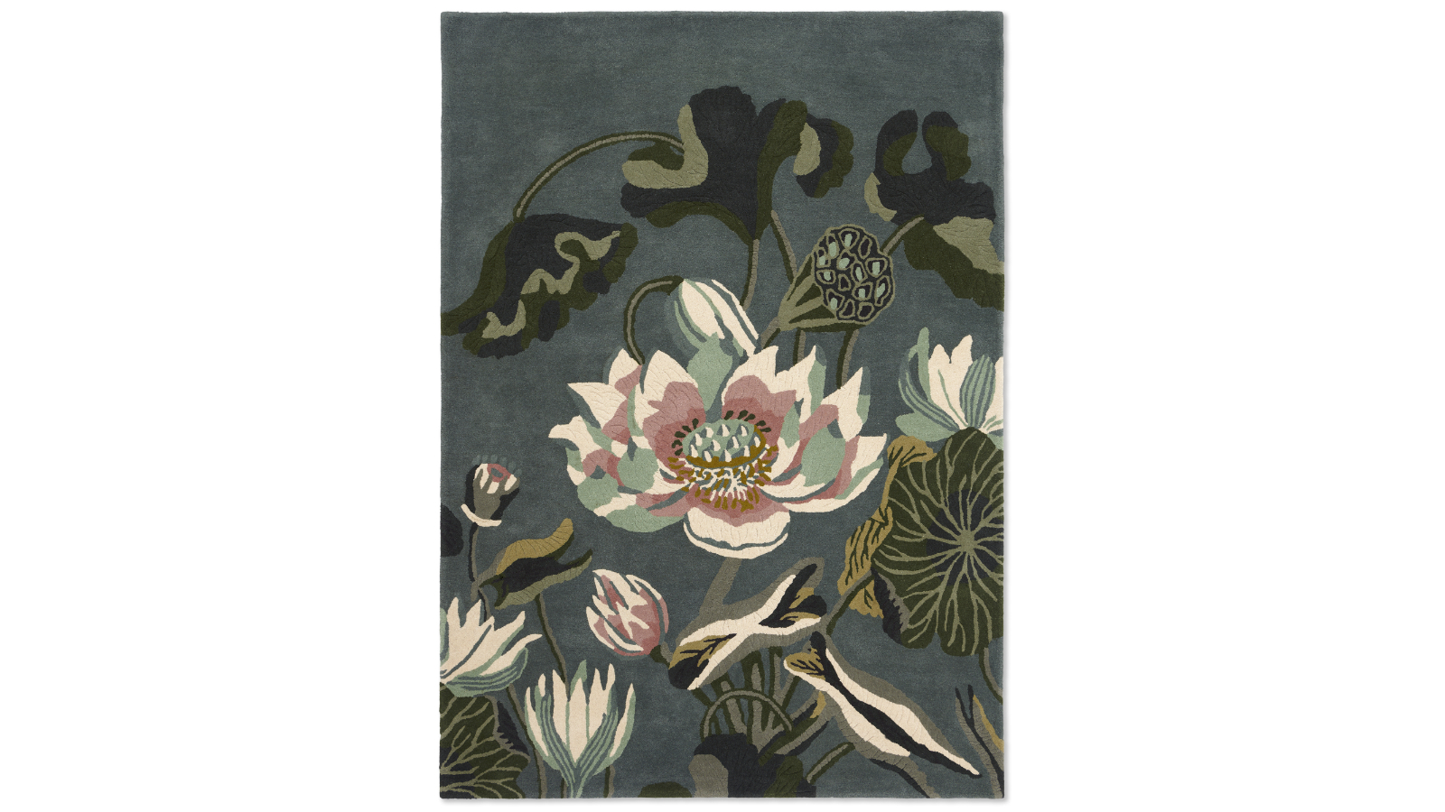 Wedgewood Waterlily Midnight Pond 038608 Rug