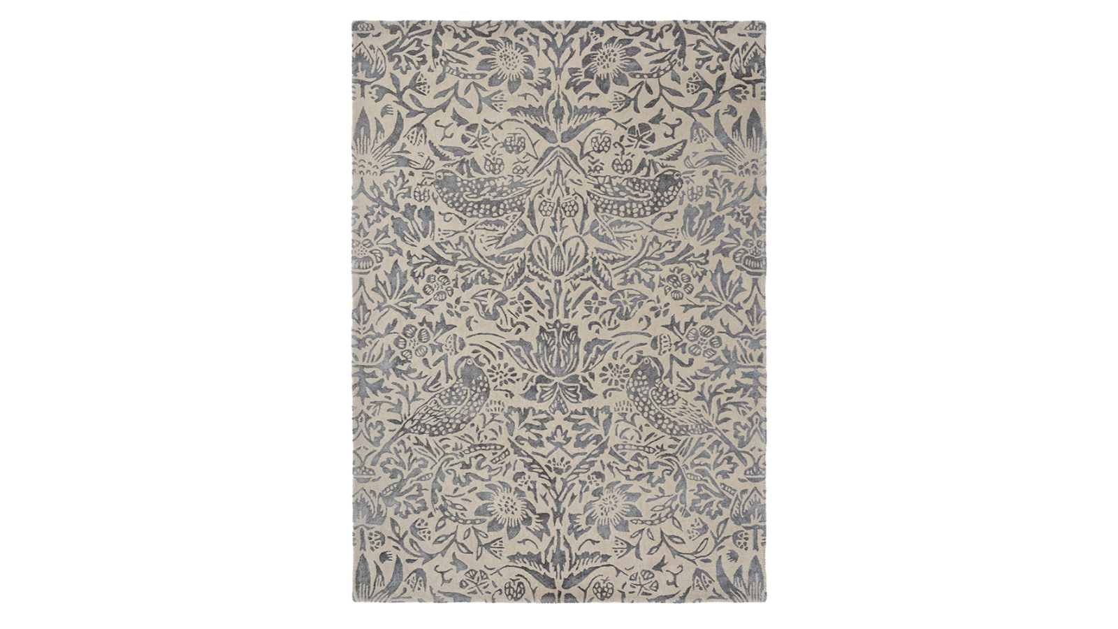 Morris & Co Pure Strawberry Thief Ink 028105 Rug