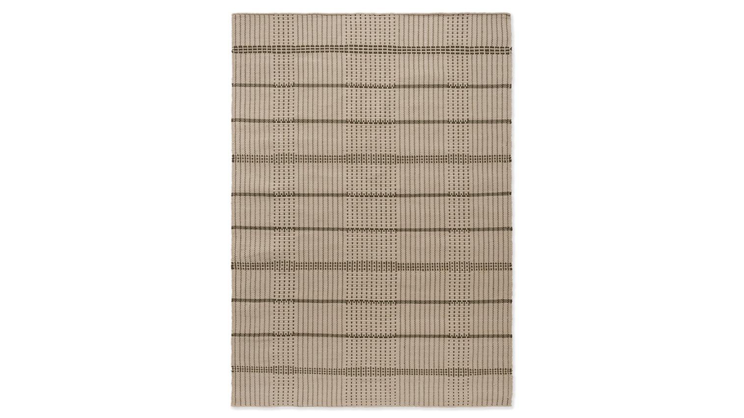 Brink and Campman 495707 Zona Olive Stitch Outdoor Rug - 300 x 70cm