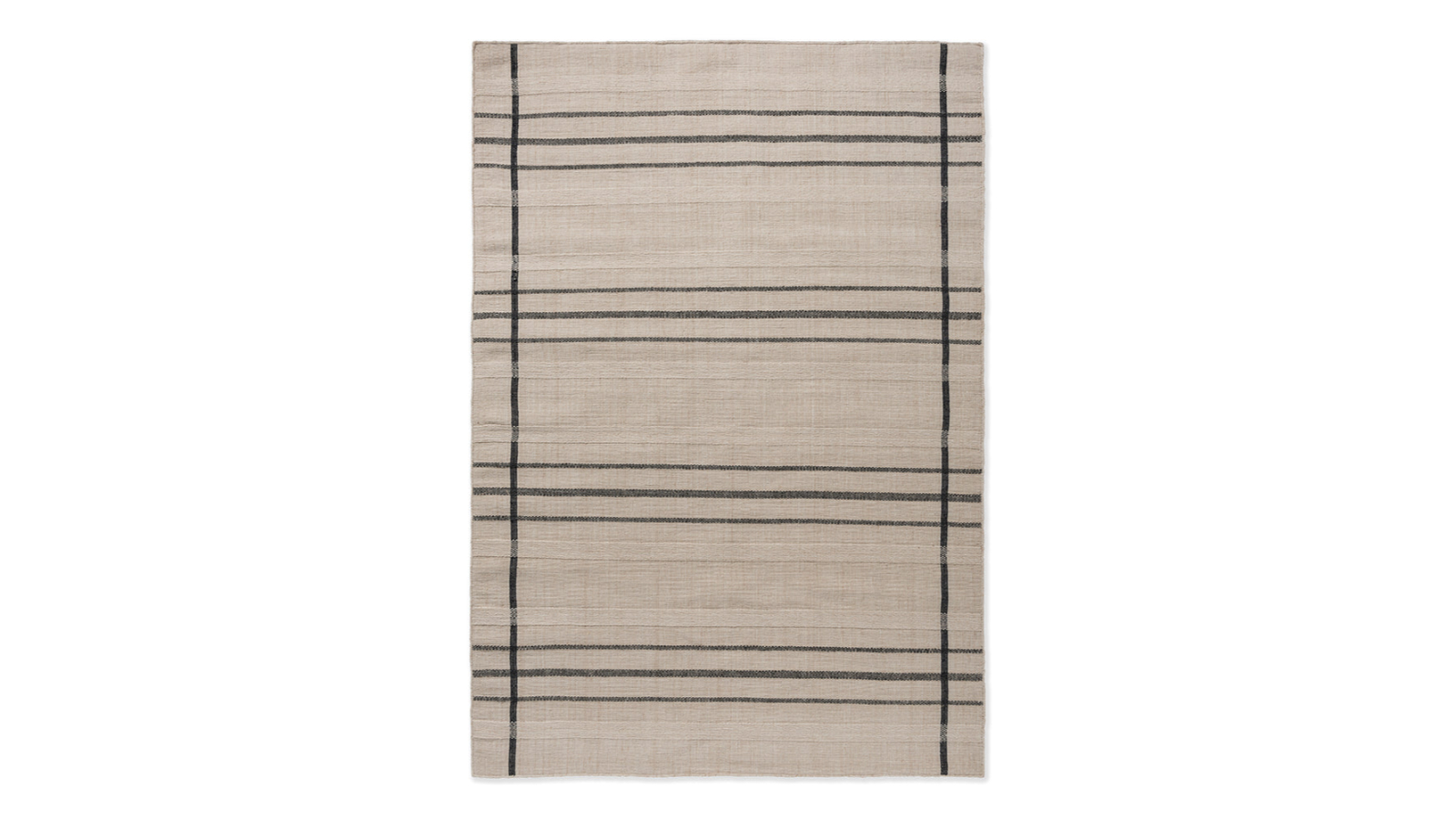 Brink and Campman 497605 Zona Charcoal Line Outdoor Rug