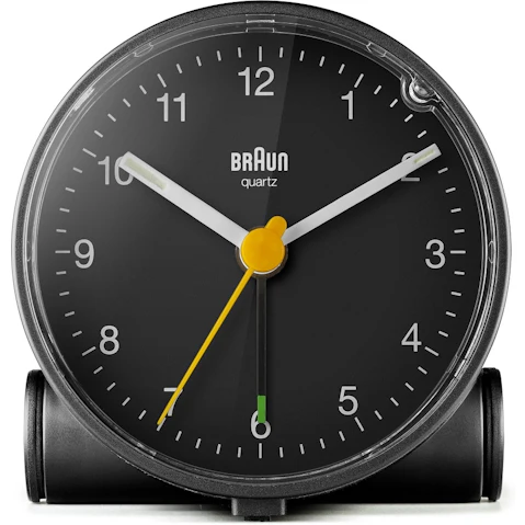 Braun Classic Analogue Clock - Black