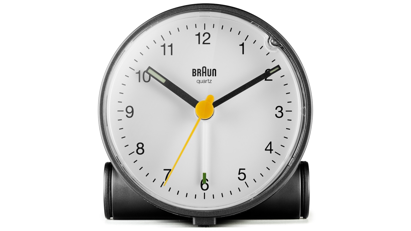 Braun Classic Analogue Clock - Black/White