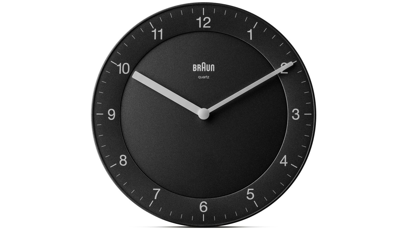 Braun Classic Analogue 20cm Wall Clock - Black