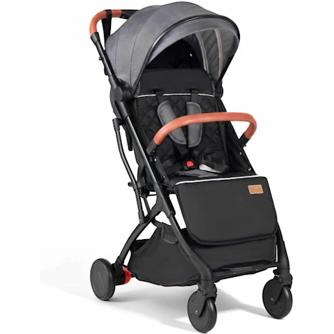 Costway Adjustable Baby Stroller with Cup Holder - Grey